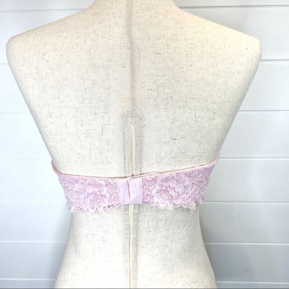 Victoria’s Secret Dream Angels Strapless Multi way pink lace Bra 36B - Picture 4 of 5